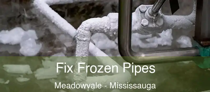 Fix Frozen Pipes Meadowvale - Mississauga