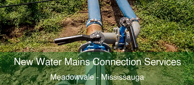 New Water Mains Connection Services Meadowvale - Mississauga