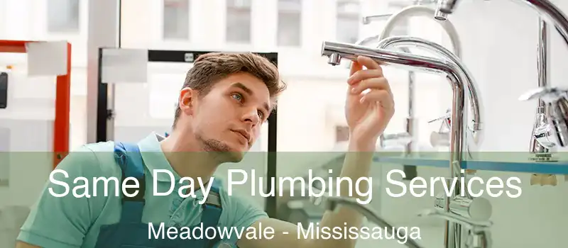 Same Day Plumbing Services Meadowvale - Mississauga