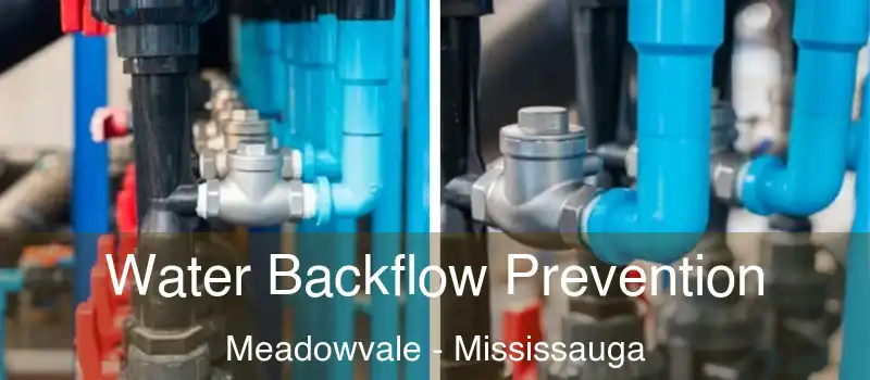 Water Backflow Prevention Meadowvale - Mississauga