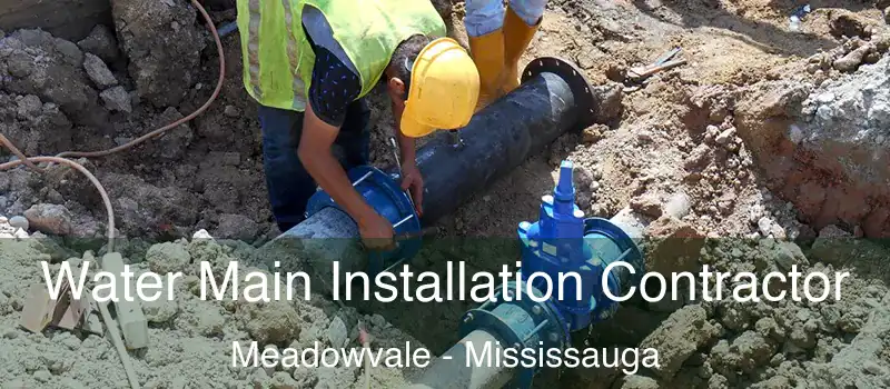 Water Main Installation Contractor Meadowvale - Mississauga